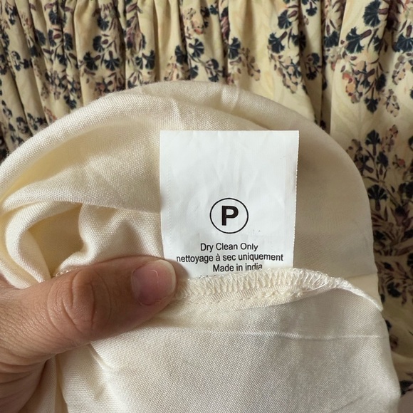 Anthropologie Bhanuni By Jyoti Beaded Far Fields Beaded  Dress Size 12 PETITE - Picture 12 of 12